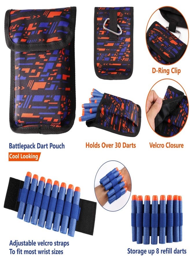 PATPAT® Tactical Vest Kit for Youth, Blaster Gear for Boys Girls, Blasters Set for 6 Years Boys Birthday Christmas Gifts -Orange - Image 3